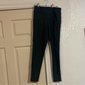 Women's Green Emerald Lux Hybrid Full seat Breeches leggings